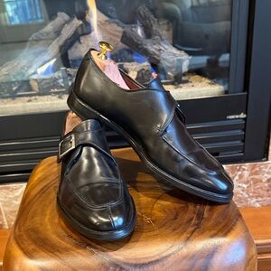 Allen Edmonds Black Single Monk Strap Loafers | Men’s 9.5  |